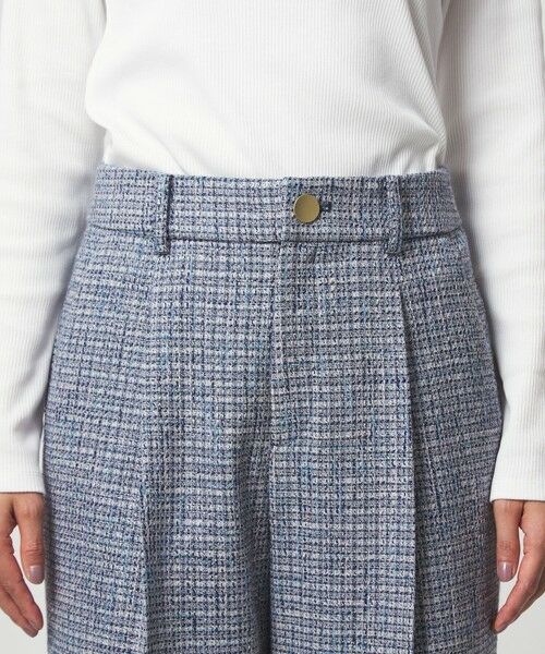 green label relaxing / グリーンレーベル リラクシング その他パンツ | ライト ツイードライク パンツ | 詳細17