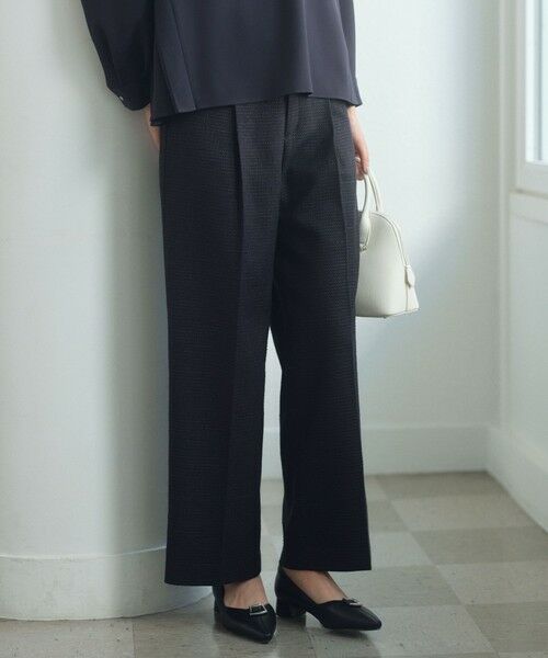 green label relaxing / グリーンレーベル リラクシング その他パンツ | ライト ツイードライク パンツ | 詳細24