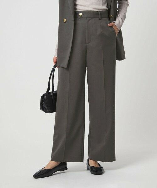 green label relaxing / グリーンレーベル リラクシング スラックス・ドレスパンツ | ［size SHORT/TALLあり］Greed グリード ストレート パンツ ウォッシャブル | 詳細6