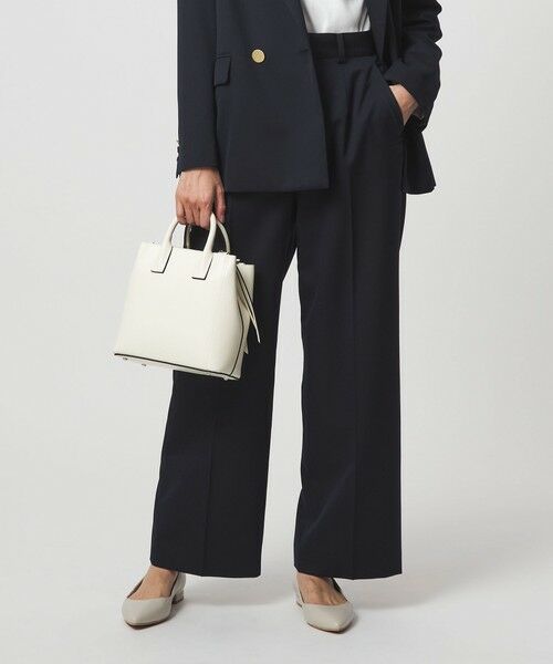 green label relaxing / グリーンレーベル リラクシング スラックス・ドレスパンツ | ［size SHORT/TALLあり］Greed グリード ストレート パンツ ウォッシャブル | 詳細24