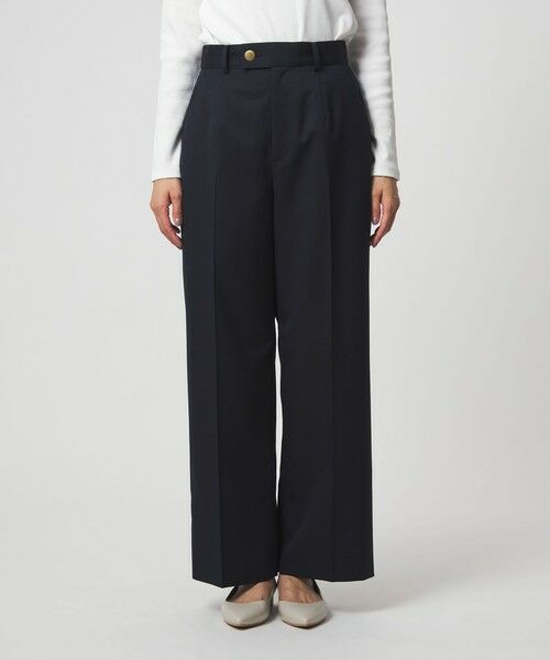 green label relaxing / グリーンレーベル リラクシング スラックス・ドレスパンツ | ［size SHORT/TALLあり］Greed グリード ストレート パンツ ウォッシャブル | 詳細30