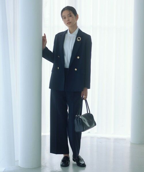 green label relaxing / グリーンレーベル リラクシング スラックス・ドレスパンツ | ［size SHORT/TALLあり］Greed グリード ストレート パンツ ウォッシャブル | 詳細15