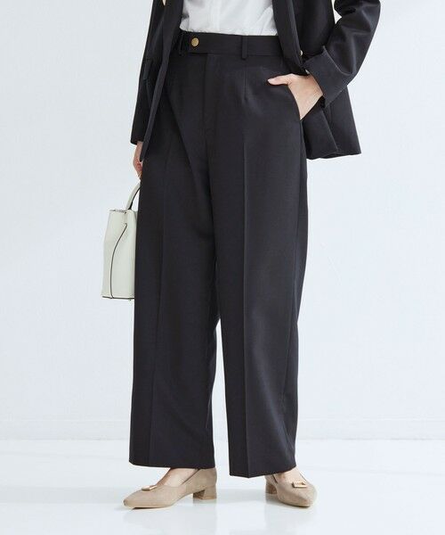 green label relaxing / グリーンレーベル リラクシング スラックス・ドレスパンツ | ［size SHORT/TALLあり］Greed グリード ストレート パンツ ウォッシャブル | 詳細17