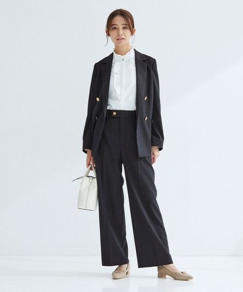 green label relaxing / グリーンレーベル リラクシング スラックス・ドレスパンツ | ［size SHORT/TALLあり］Greed グリード ストレート パンツ ウォッシャブル | 詳細19