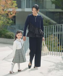 green label relaxing / グリーンレーベル リラクシング スラックス・ドレスパンツ | ［size SHORT/TALLあり］Daily chic セミフレア パンツ