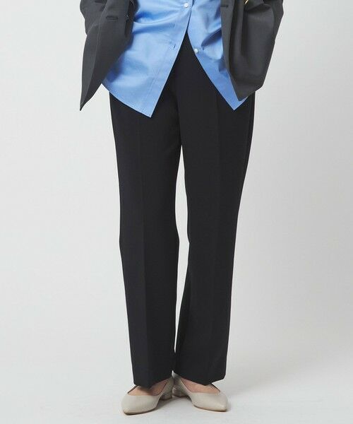 green label relaxing / グリーンレーベル リラクシング スラックス・ドレスパンツ | ［size SHORT/TALLあり］Daily Chic セミフレア パンツ | 詳細11