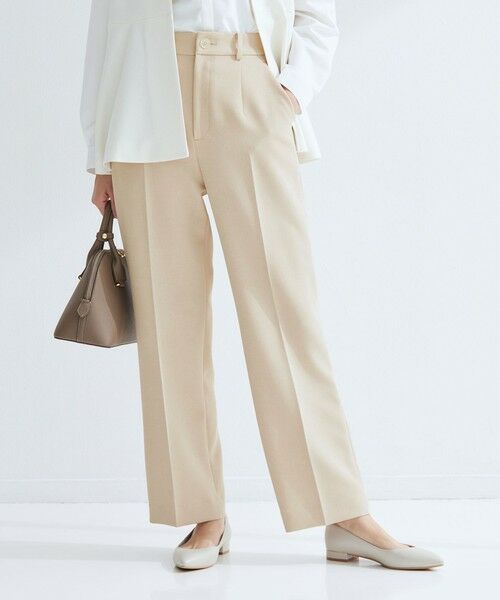 green label relaxing / グリーンレーベル リラクシング スラックス・ドレスパンツ | ［size SHORT/TALLあり］Daily Chic セミフレア パンツ | 詳細16