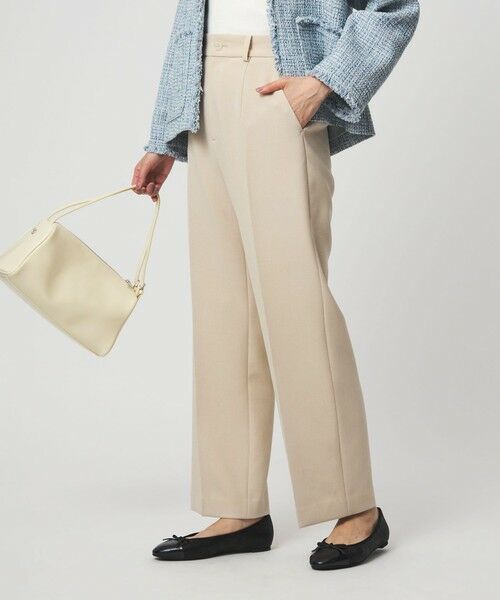 green label relaxing / グリーンレーベル リラクシング スラックス・ドレスパンツ | ［size SHORT/TALLあり］Daily Chic セミフレア パンツ | 詳細22