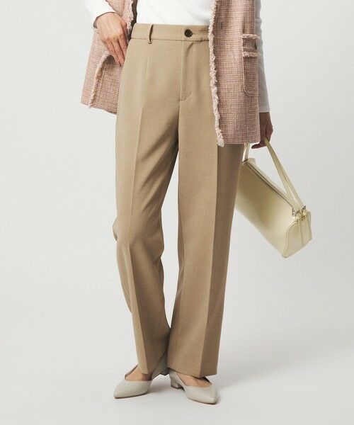 green label relaxing / グリーンレーベル リラクシング スラックス・ドレスパンツ | ［size SHORT/TALLあり］Daily Chic セミフレア パンツ | 詳細26