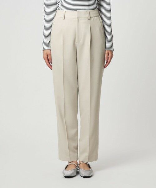 green label relaxing / グリーンレーベル リラクシング スラックス・ドレスパンツ | ［size SHORT/TALLあり］パウドレ テーパード パンツ ナチュラル | 詳細14