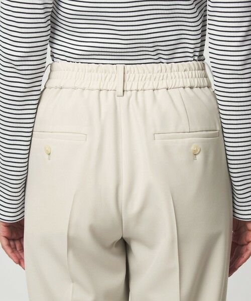 green label relaxing / グリーンレーベル リラクシング スラックス・ドレスパンツ | ［size SHORT/TALLあり］パウドレ テーパード パンツ ナチュラル | 詳細18