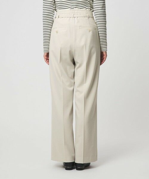 green label relaxing / グリーンレーベル リラクシング スラックス・ドレスパンツ | ［size SHORT/TALLあり］パウドレ ワイド パンツ ナチュラル | 詳細18