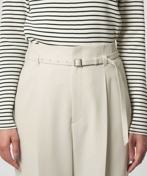 green label relaxing / グリーンレーベル リラクシング スラックス・ドレスパンツ | ［size SHORT/TALLあり］パウドレ ワイド パンツ ナチュラル | 詳細19