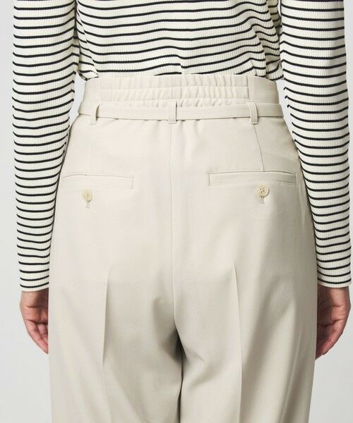 green label relaxing / グリーンレーベル リラクシング スラックス・ドレスパンツ | ［size SHORT/TALLあり］パウドレ ワイド パンツ ナチュラル | 詳細20