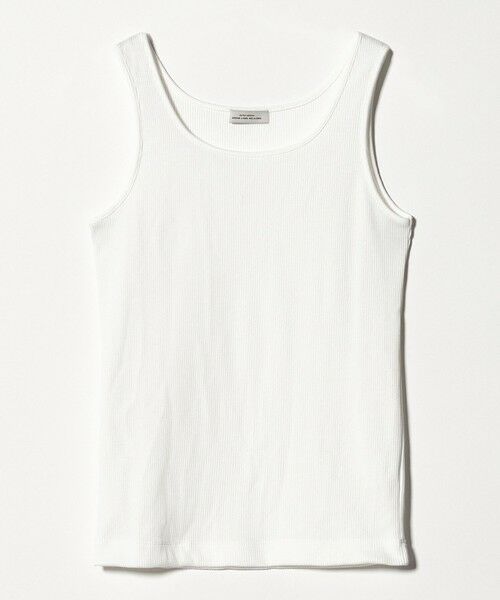green label relaxing / グリーンレーベル リラクシング タンクトップ | ブライトリブ タンクトップ（OFF WHITE）