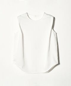 green label relaxing / グリーンレーベル リラクシング カットソー | サテン ドッキング ラウンドヘム タンクトップ カットソー