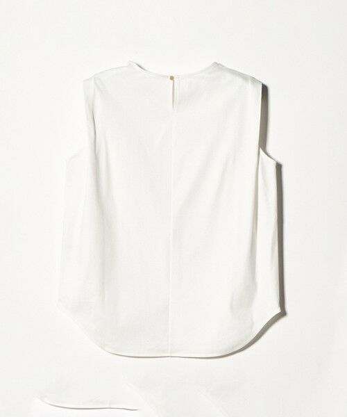 green label relaxing / グリーンレーベル リラクシング カットソー | サテン ドッキング ラウンドヘム タンクトップ カットソー | 詳細1