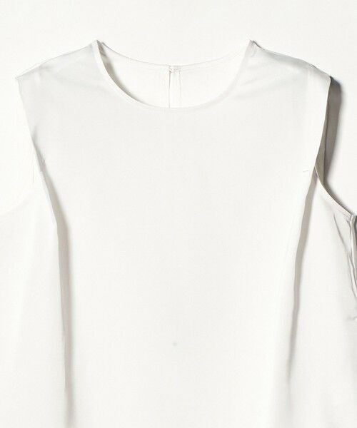 green label relaxing / グリーンレーベル リラクシング カットソー | サテン ドッキング ラウンドヘム タンクトップ カットソー | 詳細2