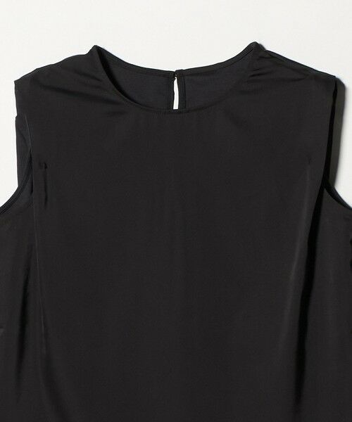 green label relaxing / グリーンレーベル リラクシング カットソー | サテン ドッキング ラウンドヘム タンクトップ カットソー | 詳細12