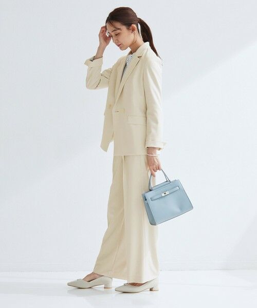 green label relaxing / グリーンレーベル リラクシング テーラードジャケット | ［size SHORTあり］パウドレ ダブル ジャケット ウォッシャブル ストレッチ | 詳細15