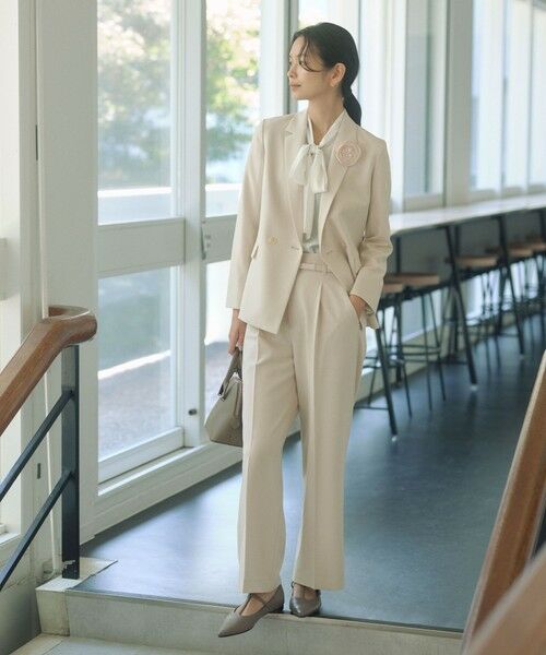 green label relaxing / グリーンレーベル リラクシング テーラードジャケット | ［size SHORTあり］パウドレ ダブル ジャケット ウォッシャブル ストレッチ | 詳細6