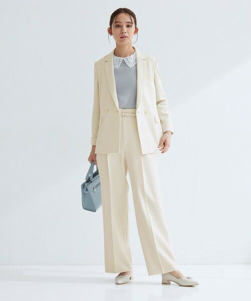 green label relaxing / グリーンレーベル リラクシング テーラードジャケット | ［size SHORTあり］パウドレ ダブル ジャケット ウォッシャブル ストレッチ | 詳細11