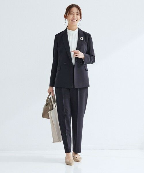 green label relaxing / グリーンレーベル リラクシング テーラードジャケット | ［size SHORTあり］パウドレ ダブル ジャケット ウォッシャブル ストレッチ | 詳細22