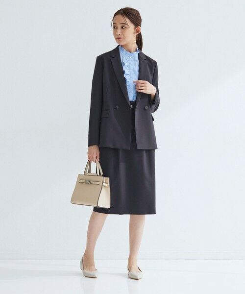 green label relaxing / グリーンレーベル リラクシング テーラードジャケット | ［size SHORTあり］パウドレ ダブル ジャケット ウォッシャブル ストレッチ | 詳細28