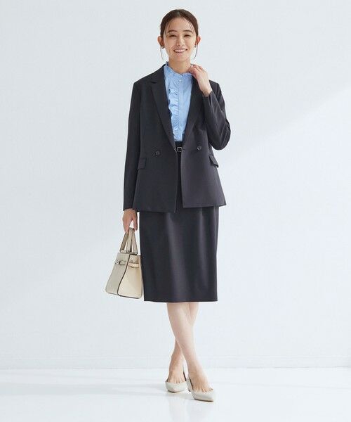 green label relaxing / グリーンレーベル リラクシング テーラードジャケット | ［size SHORTあり］パウドレ ダブル ジャケット ウォッシャブル ストレッチ | 詳細29