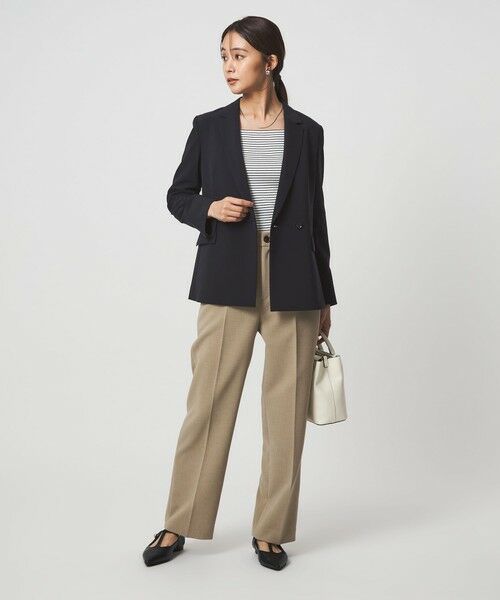 green label relaxing / グリーンレーベル リラクシング テーラードジャケット | ［size SHORTあり］パウドレ ダブル ジャケット ウォッシャブル ストレッチ | 詳細20