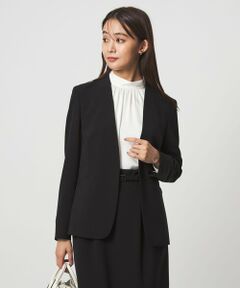 green label relaxing / グリーンレーベル リラクシング ノーカラージャケット | ［size SHORTあり］パウドレ ノーラペル ジャケット ウォッシャブル ストレッチ