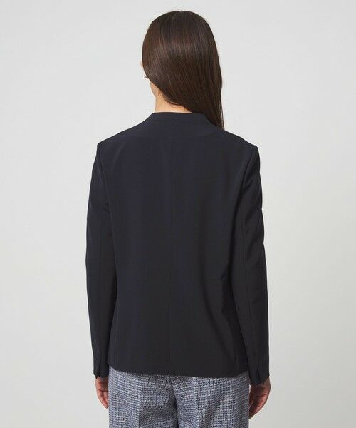 green label relaxing / グリーンレーベル リラクシング ノーカラージャケット | ［size SHORTあり］パウドレ ノーラペル ジャケット ウォッシャブル ストレッチ | 詳細26