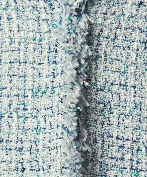 green label relaxing / グリーンレーベル リラクシング ノーカラージャケット | ［size SHORTあり］ミックス ツイードライク ポケット ノーカラー ジャケット | 詳細15