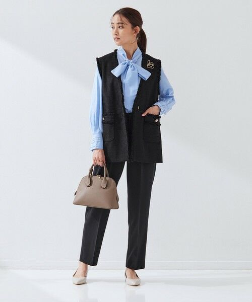 green label relaxing / グリーンレーベル リラクシング ベスト | ［size SHORTあり］ライト ツイードライク ジレ | 詳細28