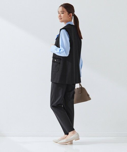 green label relaxing / グリーンレーベル リラクシング ベスト | ［size SHORTあり］ライト ツイードライク ジレ | 詳細30