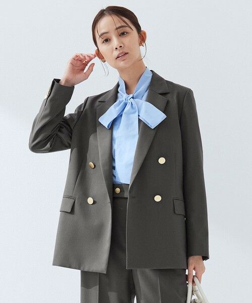 green label relaxing / グリーンレーベル リラクシング テーラードジャケット | ［size SHORTあり］Greed グリード ダブル ジャケット ウォッシャブル | 詳細2