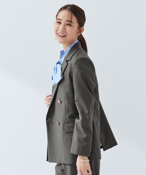 green label relaxing / グリーンレーベル リラクシング テーラードジャケット | ［size SHORTあり］Greed グリード ダブル ジャケット ウォッシャブル | 詳細5