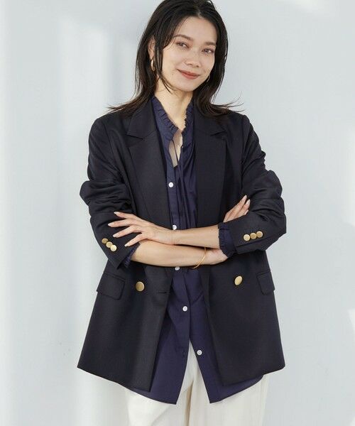 green label relaxing / グリーンレーベル リラクシング テーラードジャケット | ［size SHORTあり］Greed グリード ダブル ジャケット ウォッシャブル | 詳細20