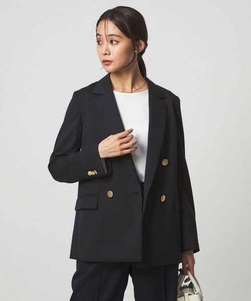 green label relaxing / グリーンレーベル リラクシング テーラードジャケット | ［size SHORTあり］Greed グリード ダブル ジャケット ウォッシャブル | 詳細22