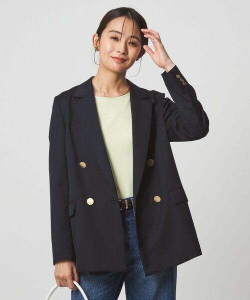 green label relaxing / グリーンレーベル リラクシング テーラードジャケット | ［size SHORTあり］Greed グリード ダブル ジャケット ウォッシャブル | 詳細29