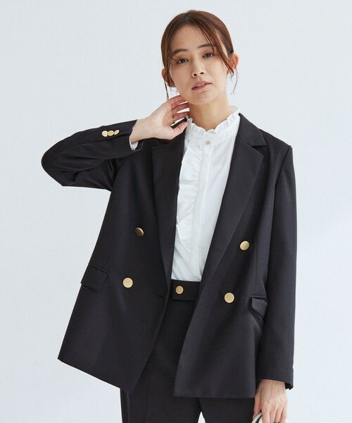 green label relaxing / グリーンレーベル リラクシング テーラードジャケット | ［size SHORTあり］Greed グリード ダブル ジャケット ウォッシャブル | 詳細14