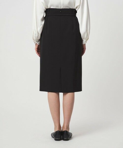 green label relaxing / グリーンレーベル リラクシング ミニ・ひざ丈スカート | ［size SHORTあり］パウドレ ベルト付き タイト スカート ウォッシャブル ストレッチ | 詳細6