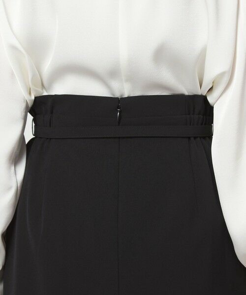 green label relaxing / グリーンレーベル リラクシング ミニ・ひざ丈スカート | ［size SHORTあり］パウドレ ベルト付き タイト スカート ウォッシャブル ストレッチ | 詳細8