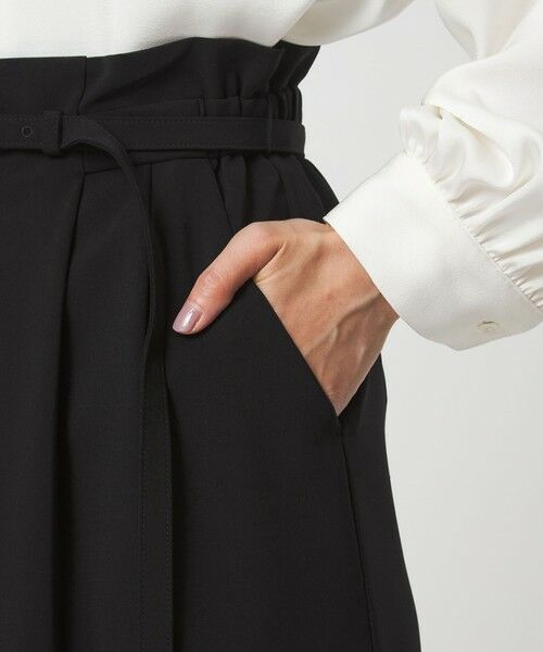 green label relaxing / グリーンレーベル リラクシング ミニ・ひざ丈スカート | ［size SHORTあり］パウドレ ベルト付き タイト スカート ウォッシャブル ストレッチ | 詳細9