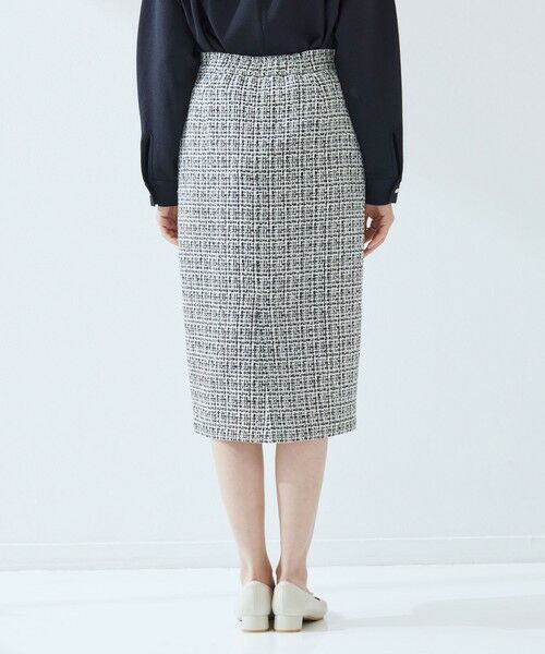 green label relaxing / グリーンレーベル リラクシング ミニ・ひざ丈スカート | ツイードライク タイト スカート | 詳細16