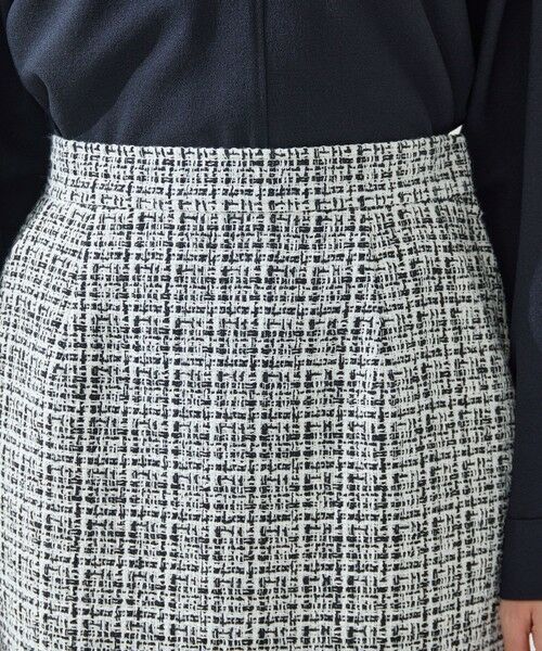 green label relaxing / グリーンレーベル リラクシング ミニ・ひざ丈スカート | ツイードライク タイト スカート | 詳細17