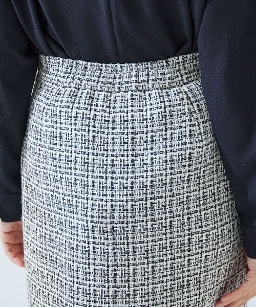 green label relaxing / グリーンレーベル リラクシング ミニ・ひざ丈スカート | ツイードライク タイト スカート | 詳細20