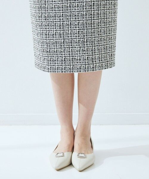 green label relaxing / グリーンレーベル リラクシング ミニ・ひざ丈スカート | ツイードライク タイト スカート | 詳細21