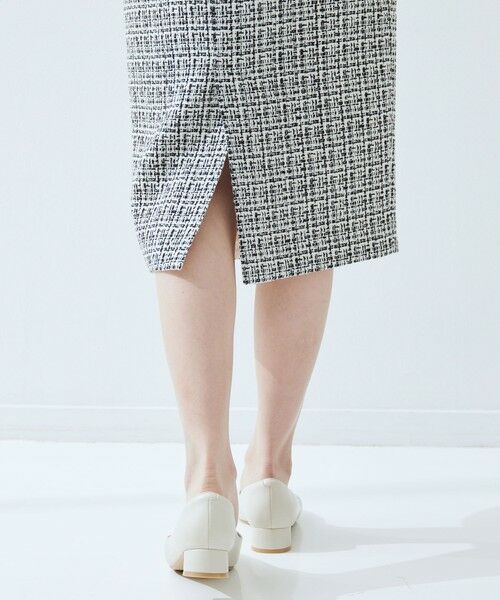 green label relaxing / グリーンレーベル リラクシング ミニ・ひざ丈スカート | ツイードライク タイト スカート | 詳細22