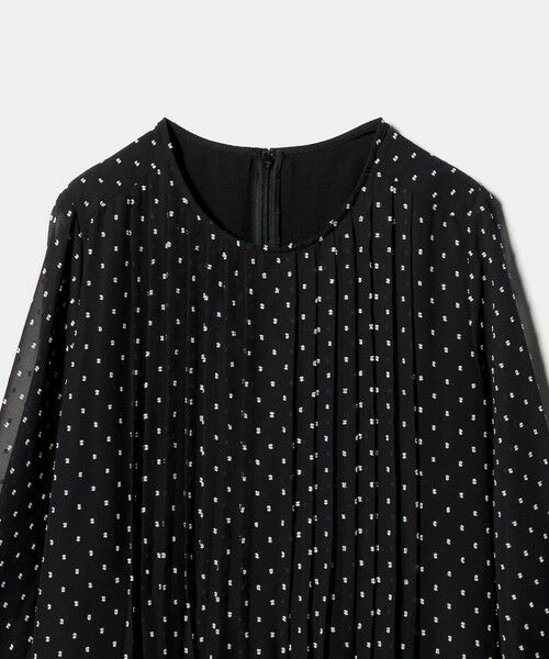 green label relaxing / グリーンレーベル リラクシング ロング・マキシ丈ワンピース | ドット シアー ティアード ワンピース | 詳細2